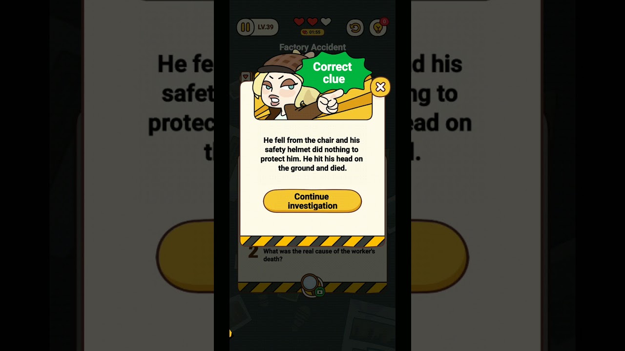 Brain Find Detective Level 39 Walkthrough