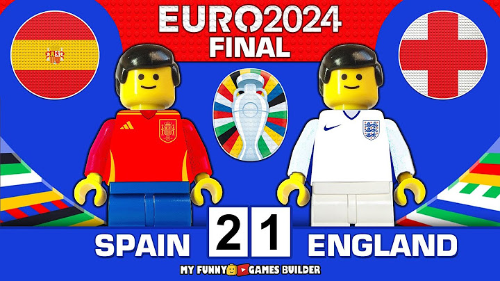 EURO 2024 Final : Spain vs England 2-1 🏆 All Goals & Highlights in Lego Football