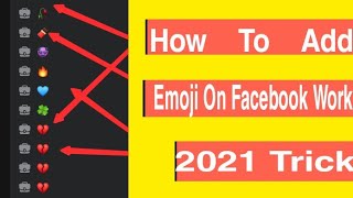 How to Add Emoji Work On Fb | 2021 Trock screenshot 3