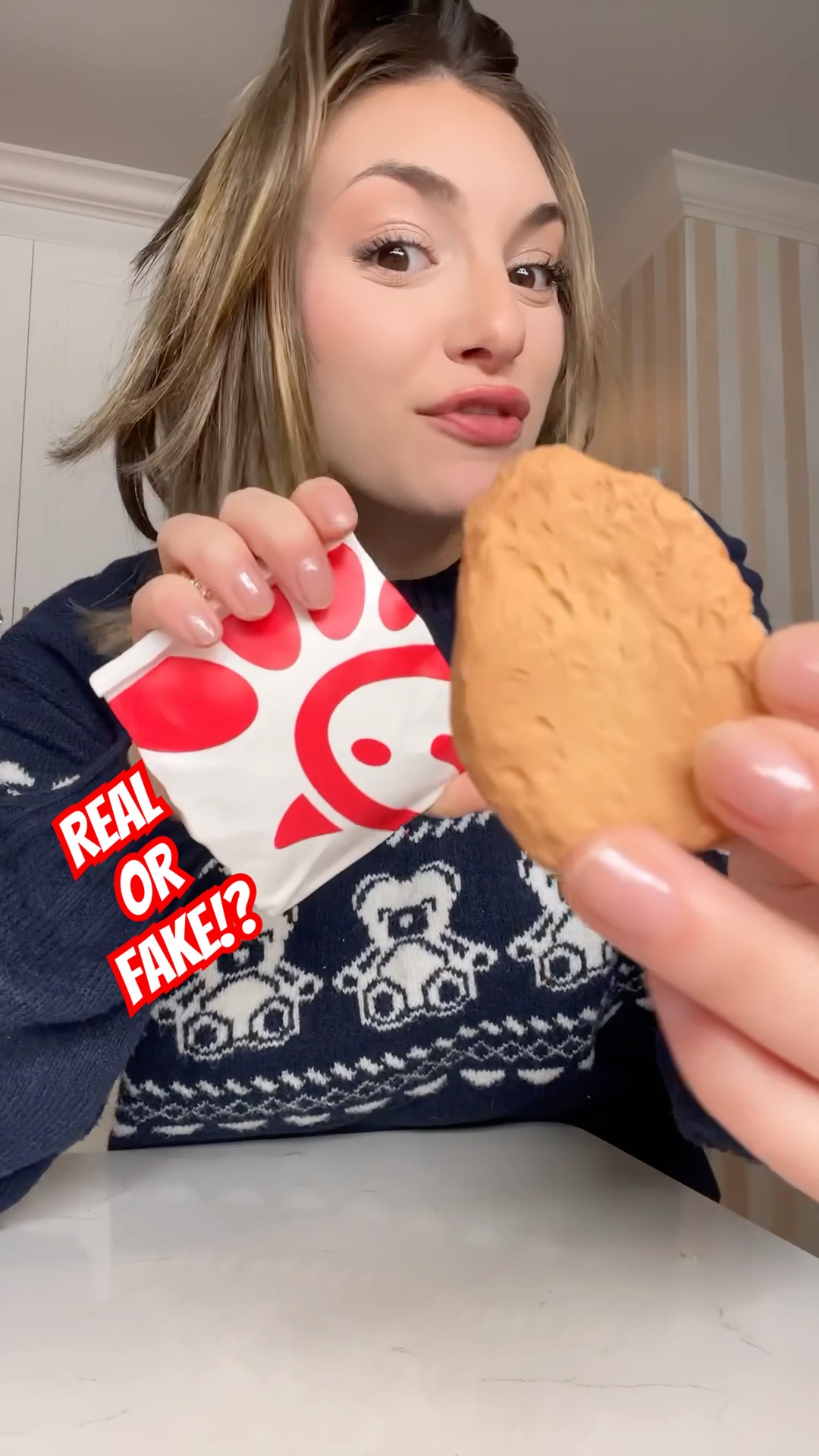 Real or fake fast food challenge!! #comedy #candy