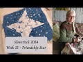 Weekly slowstitch 2024  week 13 friendship star