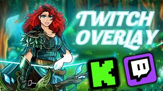 Epic Windranger Inspired Twitch Overlay | Motion Graphics Showcase