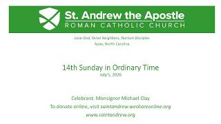 14th Sunday in Ordinary Time, 9:00 a.m. Mass