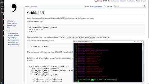 OpenPilot - Enabling Grid Lines for Calibration