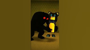 El monstruo 666 en SBA da miedo 💀 #shorts | Super Bear Adventure 💘