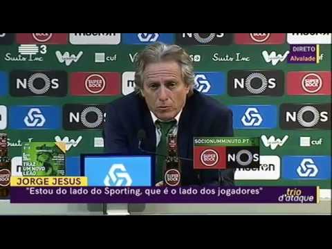 Jorge Jesus: "Estou do lado do Sporting, ao lado dos jogadores" | Trio D'Ataque | RTP