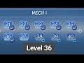 Flow water level 36 of mech 1