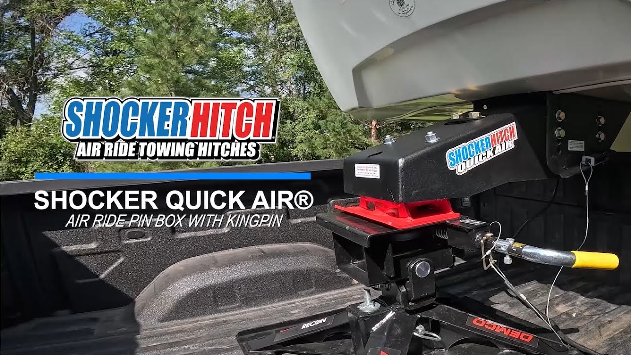 Shocker Quick Air® 5th Wheel Pin Box with Kingpin - Shocker Hitch