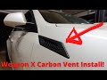 Weapon X Carbon Fiber Fender Vent Unboxing & Install! | Amanda Rae Jean