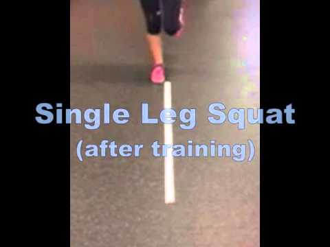 single leg tracking physical education