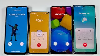 Incoming Call Samsung Galaxy A24 + Samsung Galaxy S10e + Samsung Galaxy A24 + Samsung Galaxy Note 20