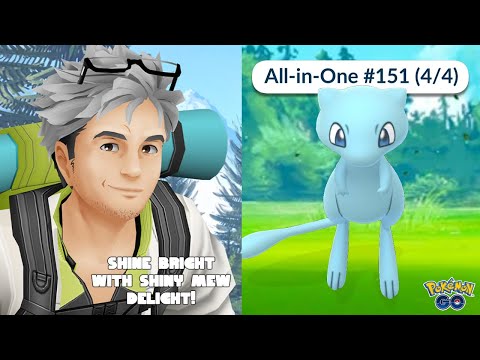 All-in-One #151 Masterwork Research: Shiny Mew Tasks and Rewards