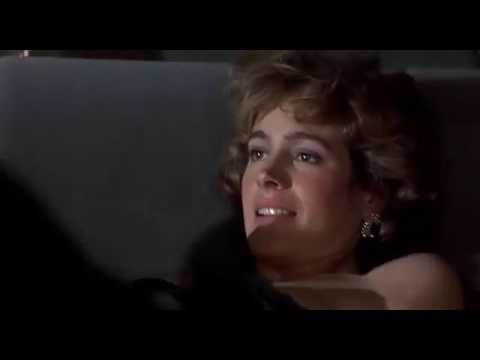 Sean Young in stockings. Limo scene from No Way Out (1987) Kevin Costner