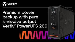 Premium power backup with pure sinewave output | Vertiv™ PowerUPS 200