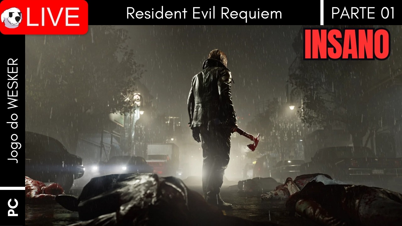 O INSANO é muito INSANO - Resident Evil Requiem - !pix !discord