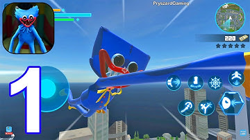 Poppy Rope Game - Gameplay Walkthrough Part 1 GTA Mode (Android,iOS)