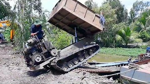 CẬN CẢNH XE CUỐC KUBE XE BEN XUỐNG PHÀ HÓT TIM KHỦNG QUÁ cần cẩu xáng cạp xáng dây xe xúc