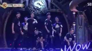 140816 Star King BTOB WOW (Water dance) by Minhyuk & Ilhoon