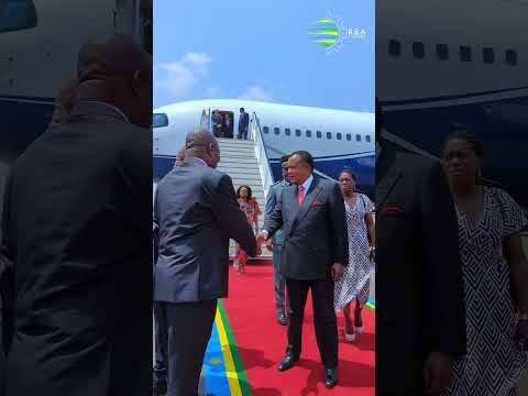KagameInauguration2024 Arrival Of Denis Sassou Nguesso President Of The Republic Of Congo