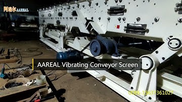 AAREAL 1800*11000mm Eccentric Connecting Rod Type Vibrating Conveyor Screen for Sugar Screening