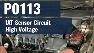 p0113 iat sensor circuit high voltage solve for all cars DIY