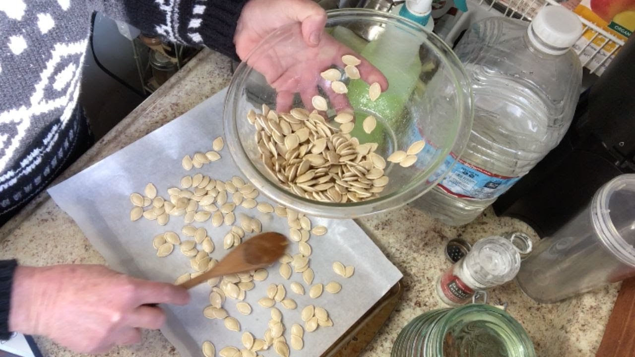 How to Roast Pumpkin Seeds YouTube