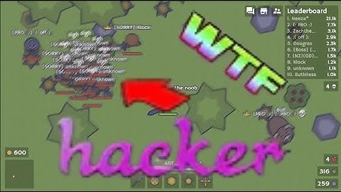 moomoo.io WTF hacker attack wave - massive bots attack me - Dexter the noob (Reupload)