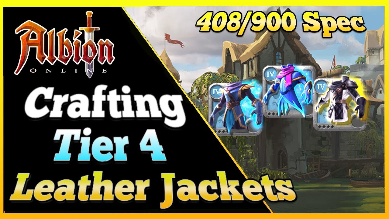 How Much Silver Can We Make Crafting Tier 4 Leather Jackets!? Albion