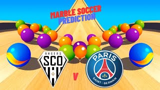 Angers vs PSG Prediction - Ligue 1 - Marble Race