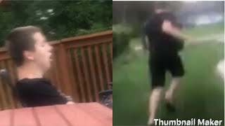 BAD JUMP OFF Playing Tag With Zach Madelyn And Hunter.
