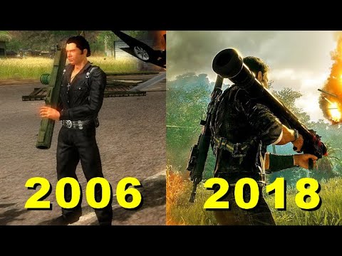 Evolution of Just Cause games 2006-2018