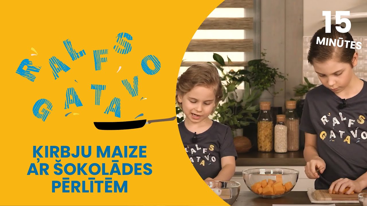 RALFS GATAVO | Ķirbju maize ar šokolādes pērlītēm | 4. sezona 5. sērija