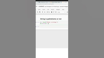 Python program to check whether a string is palindrome or not #shorts #datascience