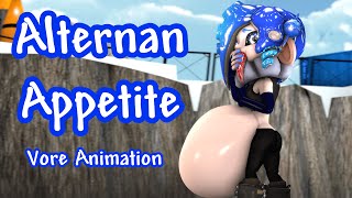 Alternan Appee Splatoon Vore Animation