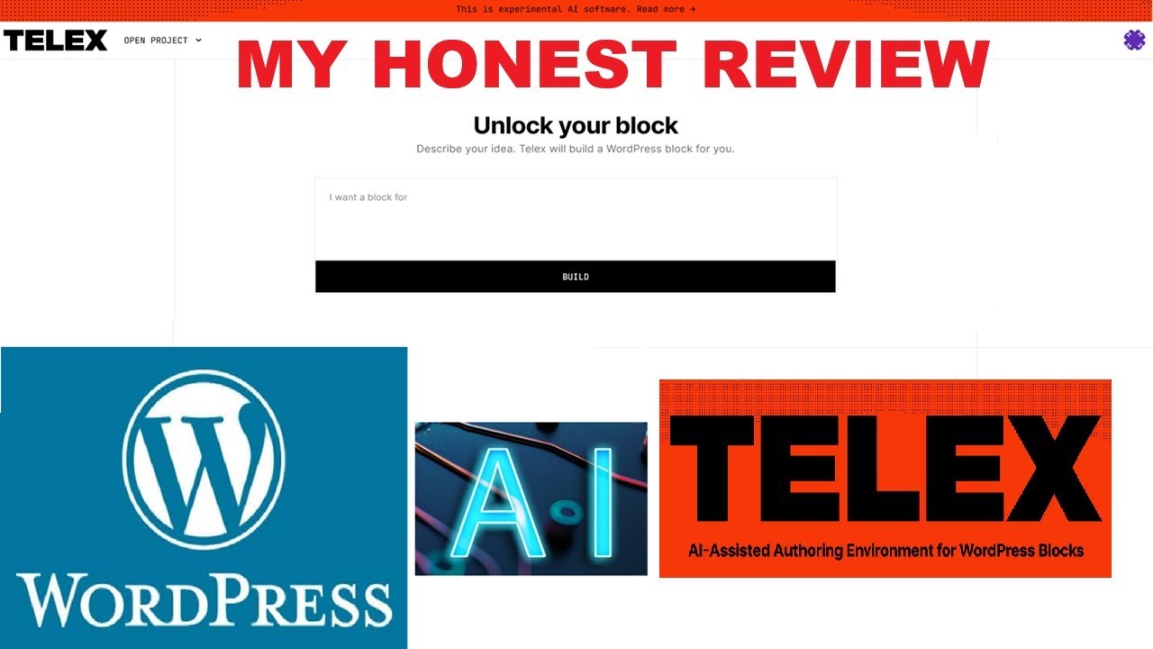 Latest WordPress AI TELEX AI Review (Automattic Block AI FAILS!) – Honest Test