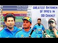 8 Greatest ODI Batsmen of 1990's | Match Wise Runs Comparison