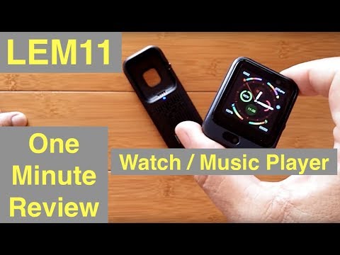 LEMFO  LEM11 4G Android 7.1.1 3GB 32GB Smartwatch with Power Bank/Music Player: One Minute Overview