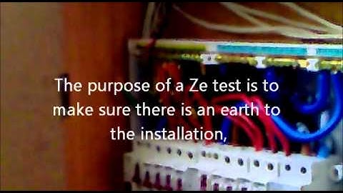 Measuring earth-fault loop impedance ( ZE )  HQ,