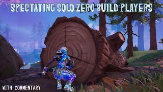 Fortnite Spectating Players in Solo Zero Build Match - Learn Easy Tips to Improve Your Gameplay