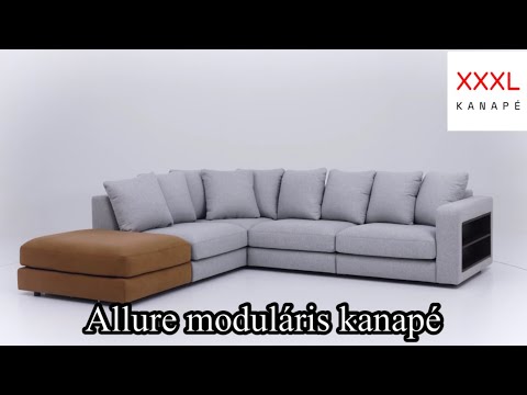 Videó: Modern Bobkona Hungtinton szekcionált kanapé