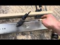 Slider glide mechanism hinge lift up bed progress camper transit van