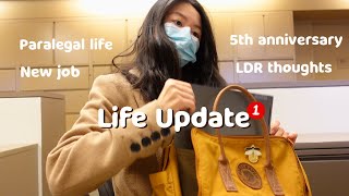 LIFE UPDATE VLOG 1 📆 new job, office life, socializing for once