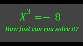Math Olympiad Practice Cubic Polynomial l A nice Algebra Problem