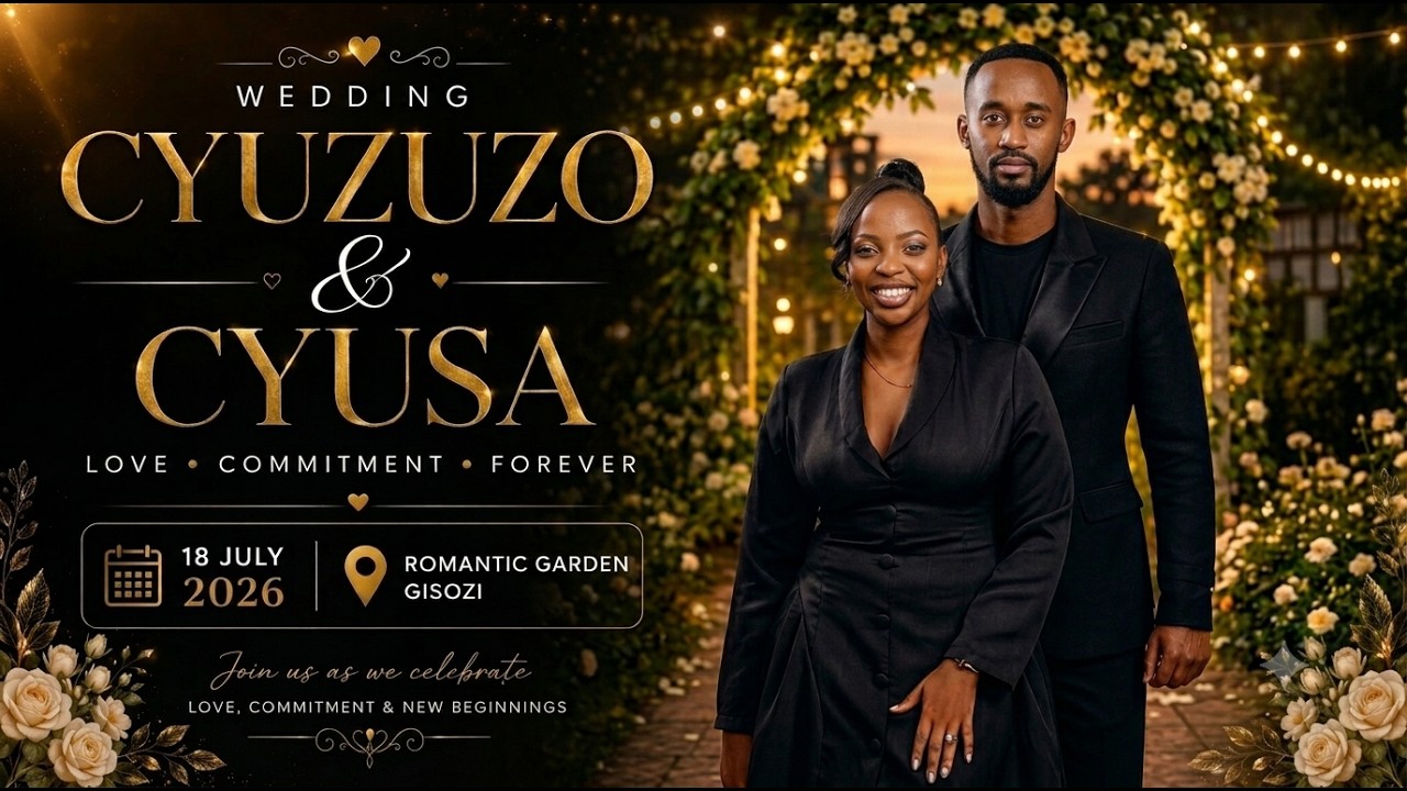Cyuzuzo & Hugues Wedding | Romantic Garden Gisozi | 18 July 2025 |