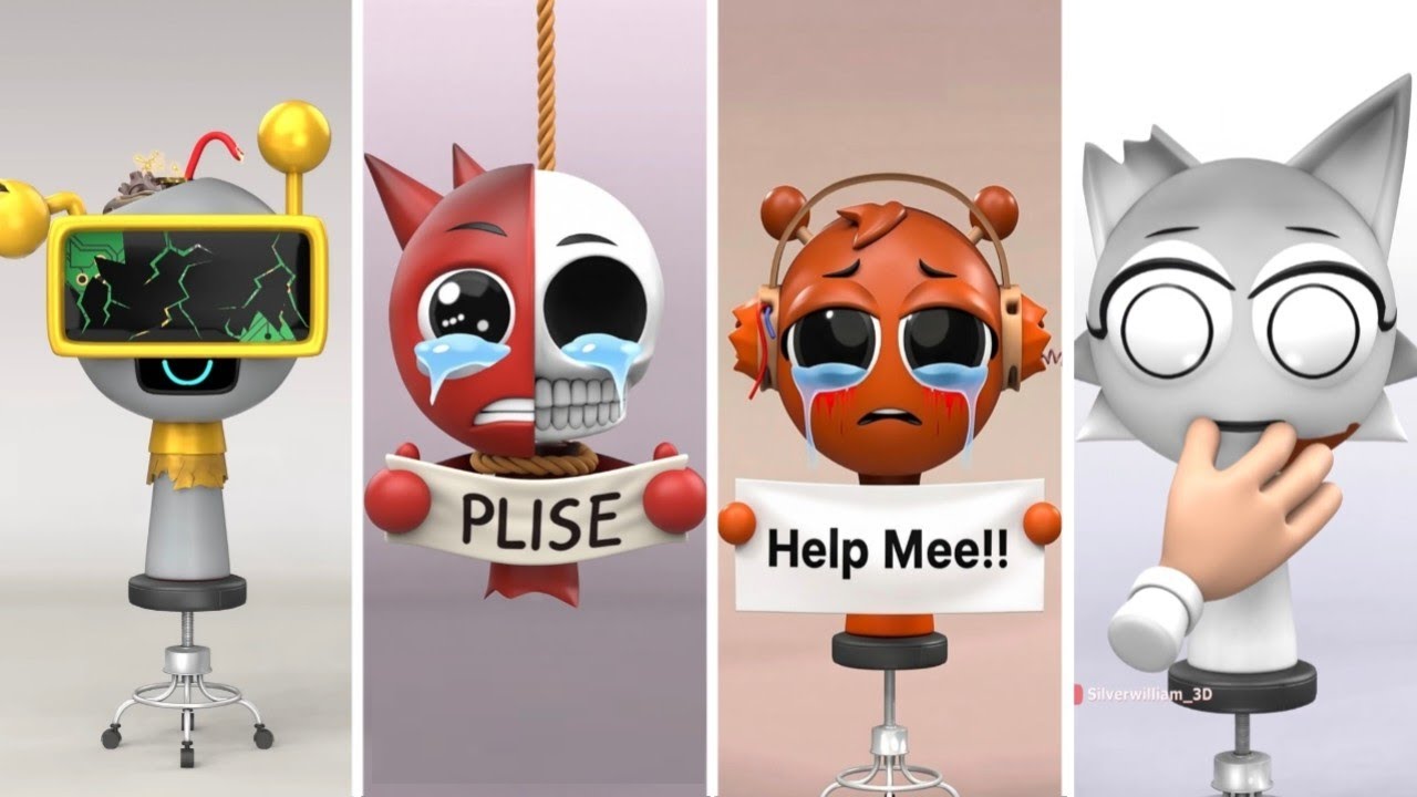 OH NO😱 Help Sprunki - Make them happy