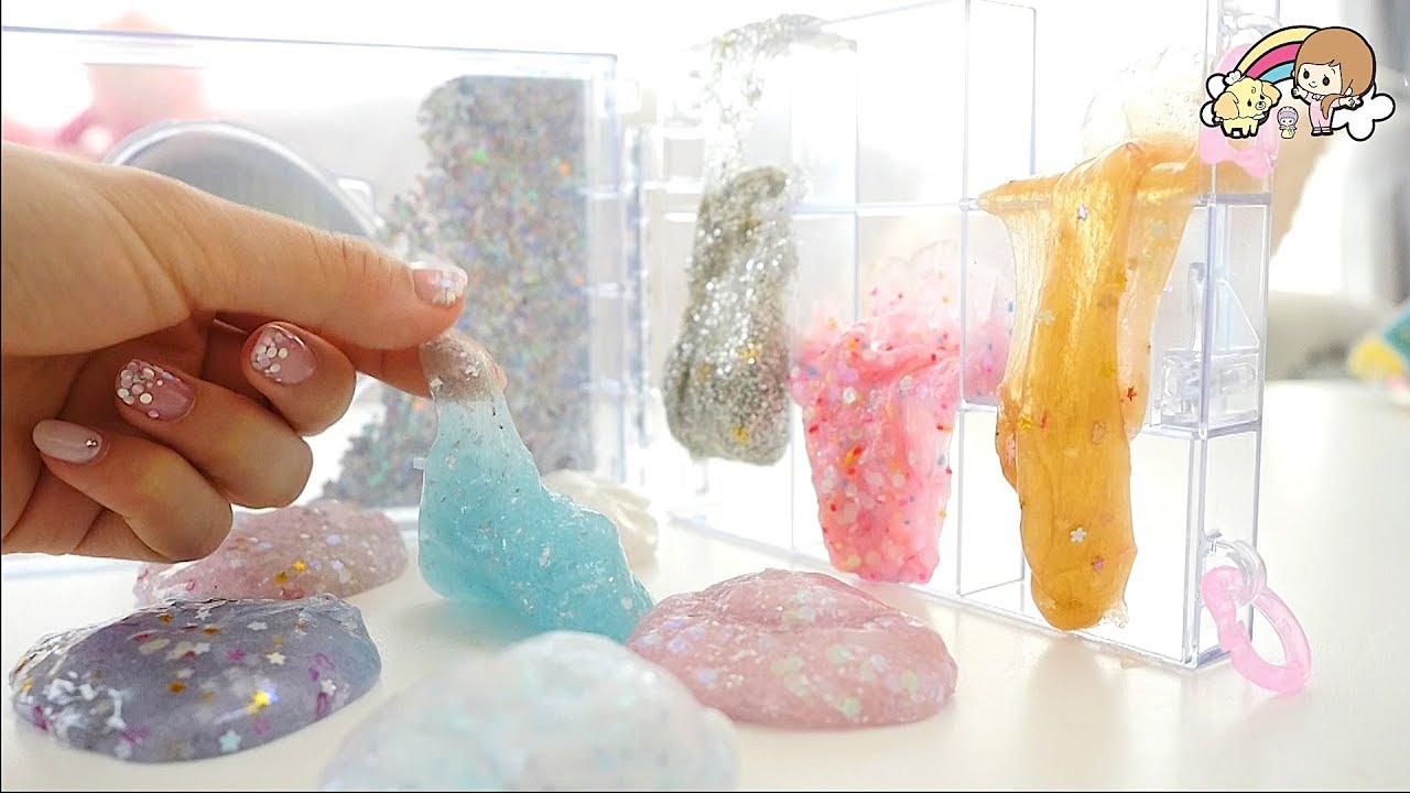 Glam Goo Slime Set Review!! I tried to make a slime palette. - YouTube