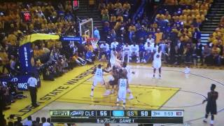 Kyrie Irving not looking injured in game 1 of the 2015 finals video #1!