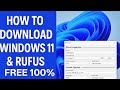 How to Download Windows 11 &amp; Rufus | 100% Working Method Free Download 