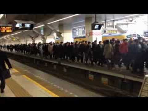 通勤ラッシュ 西武池袋線 池袋駅 Youtube