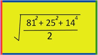 Simplifying Radicals ║ A Nice Square Root Problem